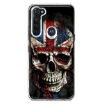 Motorola Moto G Stylus 2020 British UK Flag Skull Hybrid Protective Phone Case Cover