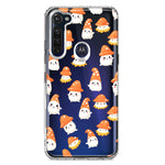 Motorola Moto G Stylus 2020 Cute Cartoon Mushroom Ghost Characters Hybrid Protective Phone Case Cover