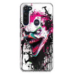 Motorola Moto G Stylus 2020 Evil Joker Face Painting Graffiti Hybrid Protective Phone Case Cover