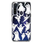 Motorola Moto G Stylus 2020 Cute Halloween Spooky Floating Ghosts Horror Scary Hybrid Protective Phone Case Cover