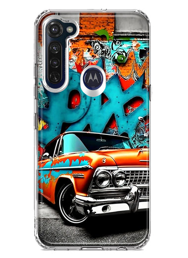 Motorola Moto G Stylus 2020 Lowrider Painting Graffiti Art Hybrid Protective Phone Case Cover