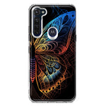 Motorola Moto G Stylus 2020 Mandala Geometry Abstract Butterfly Pattern Hybrid Protective Phone Case Cover