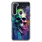 Motorola Moto G Stylus 2020 Fantasy Octopus Tentacles Skull Hybrid Protective Phone Case Cover