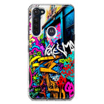 Motorola Moto G Stylus 2020 Urban Graffiti Street Art Painting Hybrid Protective Phone Case Cover