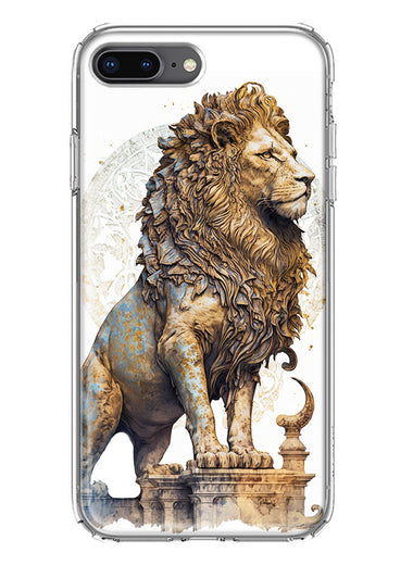 Apple iPhone 7/8 Plus Ancient Lion Sculpture Hybrid Protective Phone Case Cover