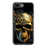 Apple iPhone 7/8 Plus Steampunk Skull Science Fiction Machinery Double Layer Phone Case Cover
