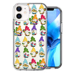 Apple iPhone 11 Cinco De Mayo Party Cute Gnomes Mexico Tacos Fiesta Double Layer Phone Case Cover