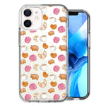 Apple iPhone 11 Mexican Pan Dulce Cafecito Coffee Concha Polka Dots Double Layer Phone Case Cover