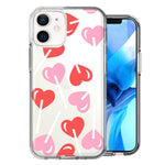 Apple iPhone 12 Heart Suckers Lollipop Valentines Day Candy Lovers Double Layer Phone Case Cover