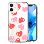 Apple iPhone 11 Heart Suckers Lollipop Valentines Day Candy Lovers Double Layer Phone Case Cover