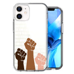 Apple iPhone 11 BLM Equality Stand With You Double Layer Phone Case Cover