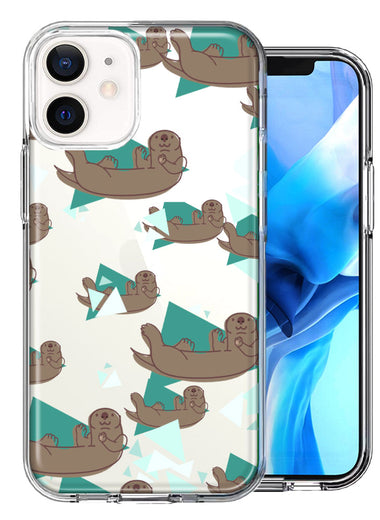 Apple iPhone 11 Cute Otter Design Double Layer Phone Case Cover