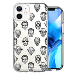 Apple iPhone 12 Halloween Horror Villans Design Double Layer Phone Case Cover