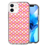 Apple iPhone 12 Mini Infinity Hearts Design Double Layer Phone Case Cover