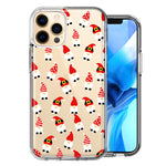Apple iPhone 11 Pro Max Cute Red Christmas Holiday Santa Gnomes Design Double Layer Phone Case Cover