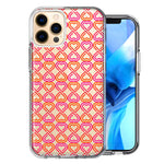 Apple iPhone 11 Pro Max Infinity Hearts Design Double Layer Phone Case Cover