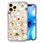 Apple iPhone 11 Pro Halloween Christmas Ghost Design Double Layer Phone Case Cover