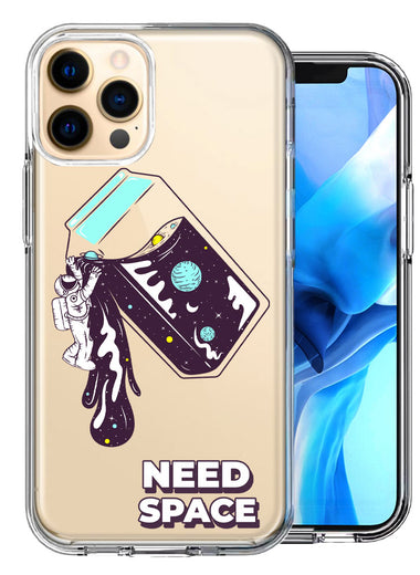 Apple iPhone 11 Pro Max Need Space Astronaut Stars Design Double Layer Phone Case Cover