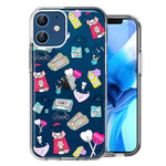 Apple iPhone 12 Valentine's Day Candy Feels like Love Hearts Double Layer Phone Case Cover