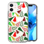 Apple iPhone 12 Christmas Trees Holiday Festive Winter By BillyElleCo Double Layer Phone Case Cover