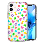 Apple iPhone 11 Cute Lucky Marshmallow Cereal Nostalgic Double Layer Phone Case Cover