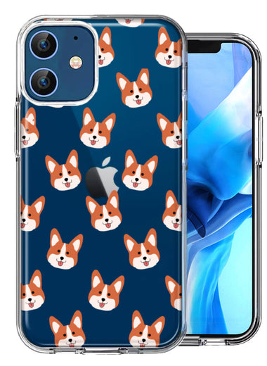 Apple iPhone 12 Shiba Inu Polkadots Design Double Layer Phone Case Cover