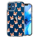 Apple iPhone 12 Shiba Inu Polkadots Design Double Layer Phone Case Cover