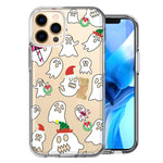 Apple iPhone 12 Pro Max Halloween Christmas Ghost Design Double Layer Phone Case Cover