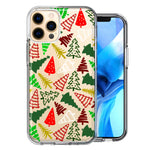 Apple iPhone 12 Pro Max Christmas Trees Holiday Festive Winter By BillyElleCo Double Layer Phone Case Cover