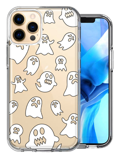 Apple iPhone 11 Pro Halloween Spooky Ghost Design Double Layer Phone Case Cover