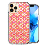 Apple iPhone 12 Pro Infinity Hearts Design Double Layer Phone Case Cover