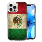 Apple iPhone 14 Pro Flag of Mexico Double Layer Phone Case Cover