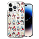 Apple iPhone 15 Pro Max USA Fourth Of July American Summer Cute Gnomes Patriotic Parade Double Layer Phone Case Cover