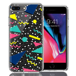 Apple iPhone 7/8 Plus 90's Swag Shapes Design Double Layer Phone Case Cover