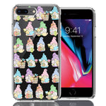 Apple iPhone 7/8 Plus Pastel Easter Cute Gnomes Spring Flowers Eggs Holiday Seasonal Double Layer Phone Case Cover