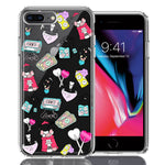 Apple iPhone 7/8 Plus Valentine's Day Candy Feels like Love Hearts Double Layer Phone Case Cover