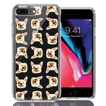 Apple iPhone 7/8 Plus Frenchie Bulldog Polkadots Design Double Layer Phone Case Cover