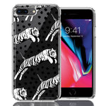 Apple iPhone 7/8 Plus Tiger Polkadots Design Double Layer Phone Case Cover