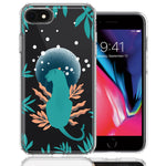 Apple iPhone 6/7/8/SE Moon Green Jaguar Design Double Layer Phone Case Cover