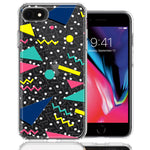 Apple iPhone 6/7/8/SE 90's Swag Shapes Design Double Layer Phone Case Cover