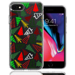 Apple iPhone 6/7/8/SE 2020/SE 3 2022 Christmas Trees Holiday Festive Winter By BillyElleCo Double Layer Phone Case Cover