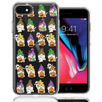 Apple iPhone 6/7/8/SE 2020/SE 3 2022 Spooky Halloween Gnomes Cute Characters Holiday Seasonal Pumpkins Candy Ghosts Double Layer Phone Case Cover