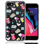 Apple iPhone 6/7/8/SE Valentine's Day Candy Feels like Love Hearts Double Layer Phone Case Cover