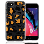 Apple iPhone 6/7/8/SE Classic Animal Wild Leopard Jaguar Print Double Layer Phone Case Cover