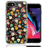 Apple iPhone 6/7/8/SE Day of the Dead Design Double Layer Phone Case Cover