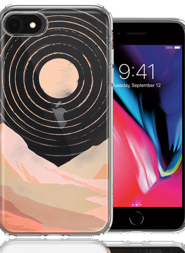 Apple iPhone 6/7/8/SE Desert Mountains Design Double Layer Phone Case Cover