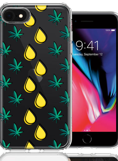 Apple iPhone 6/7/8/SE Medicinal Drip Design Double Layer Phone Case Cover