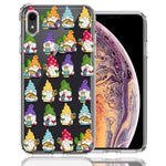 Apple iPhone XR Cinco De Mayo Party Cute Gnomes Mexico Tacos Fiesta Double Layer Phone Case Cover