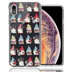 Apple iPhone XR USA Fourth Of July American Summer Cute Gnomes Patriotic Parade Double Layer Phone Case Cover
