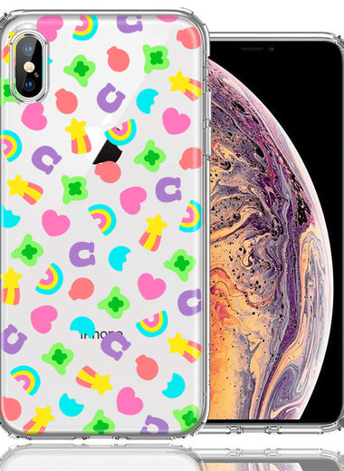 Apple iPhone XS Max Cute Lucky Marshmallow Cereal Nostalgic Double Layer Phone Case Cover